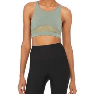 ALO Yoga Glance Bra Moss